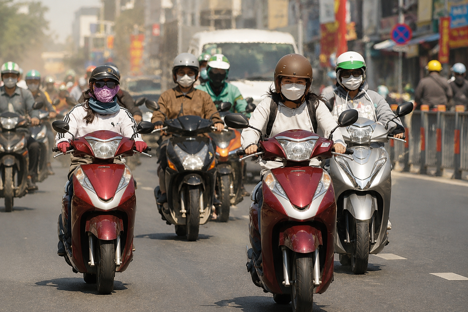 Môi trường gây hại cho da